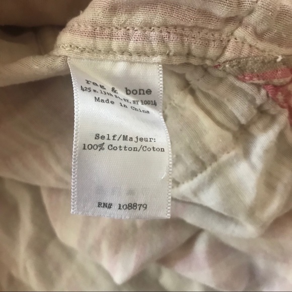 SOLD Rag & Bone Pinstripe Button Up - Picture 3 of 4